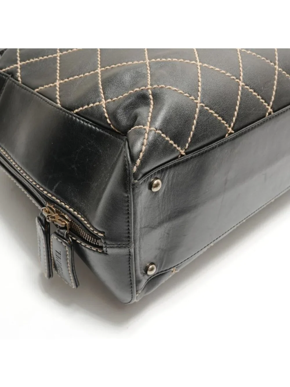 Chanel Handbag Wild Stitch Tote - Picture 5 of 10